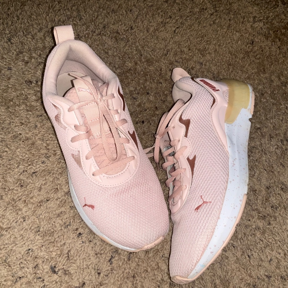 dusty pink trainers